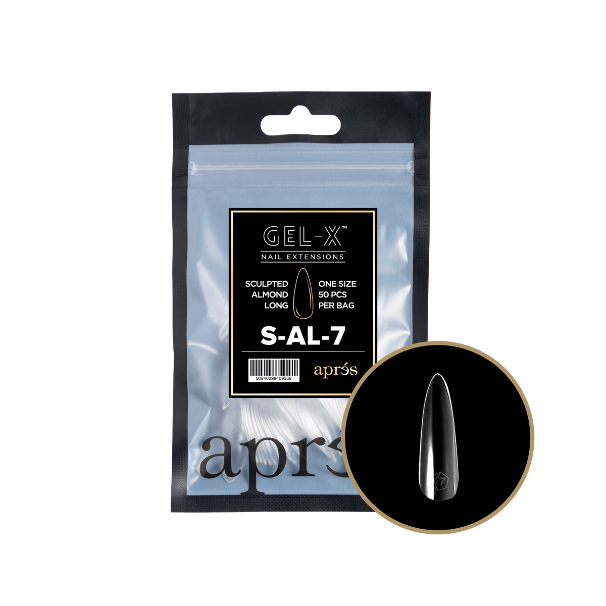 GEL-X® Sculpted Almond Long - REFILL BAG