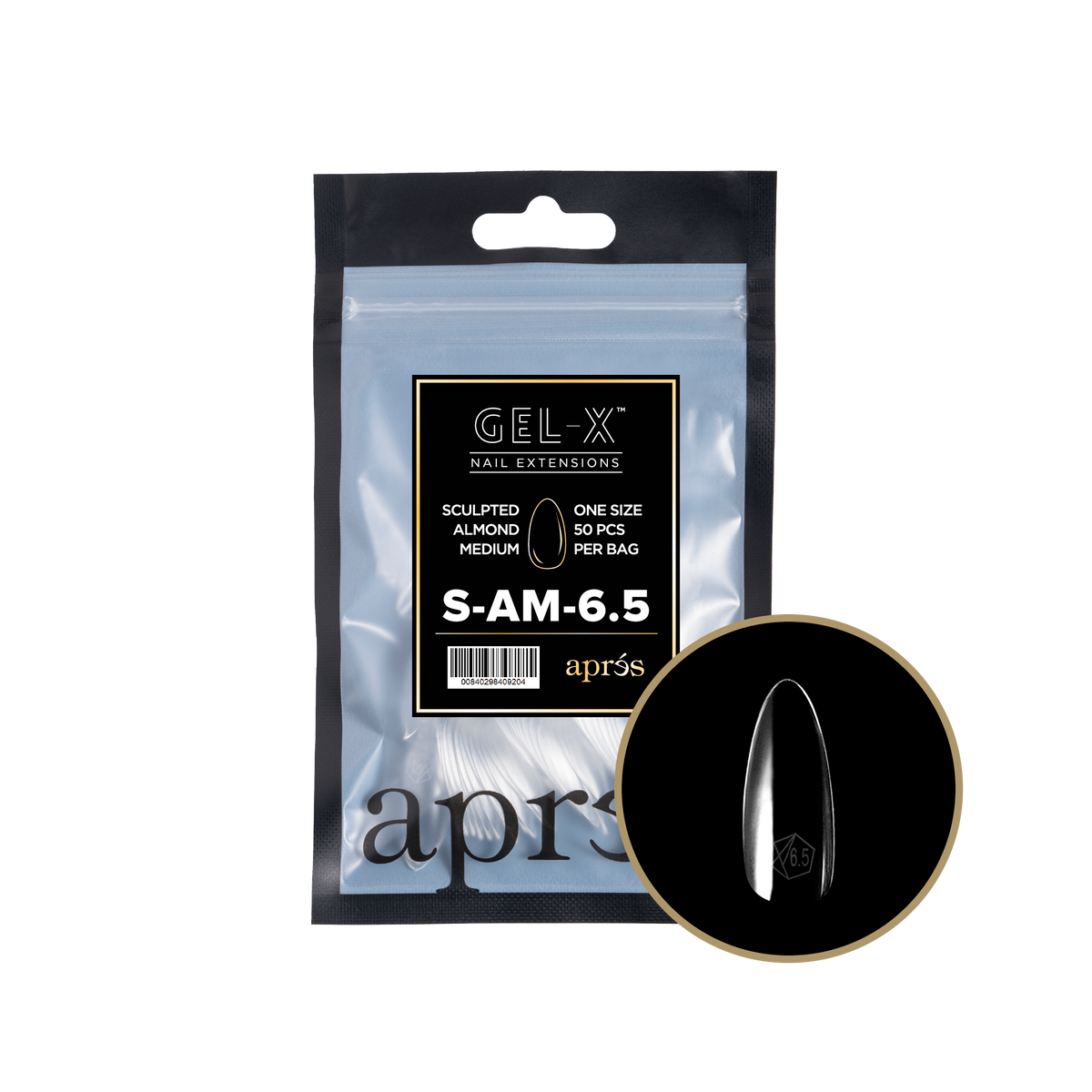 GEL-X® Sculpted Almond Medium - REFILL BAG