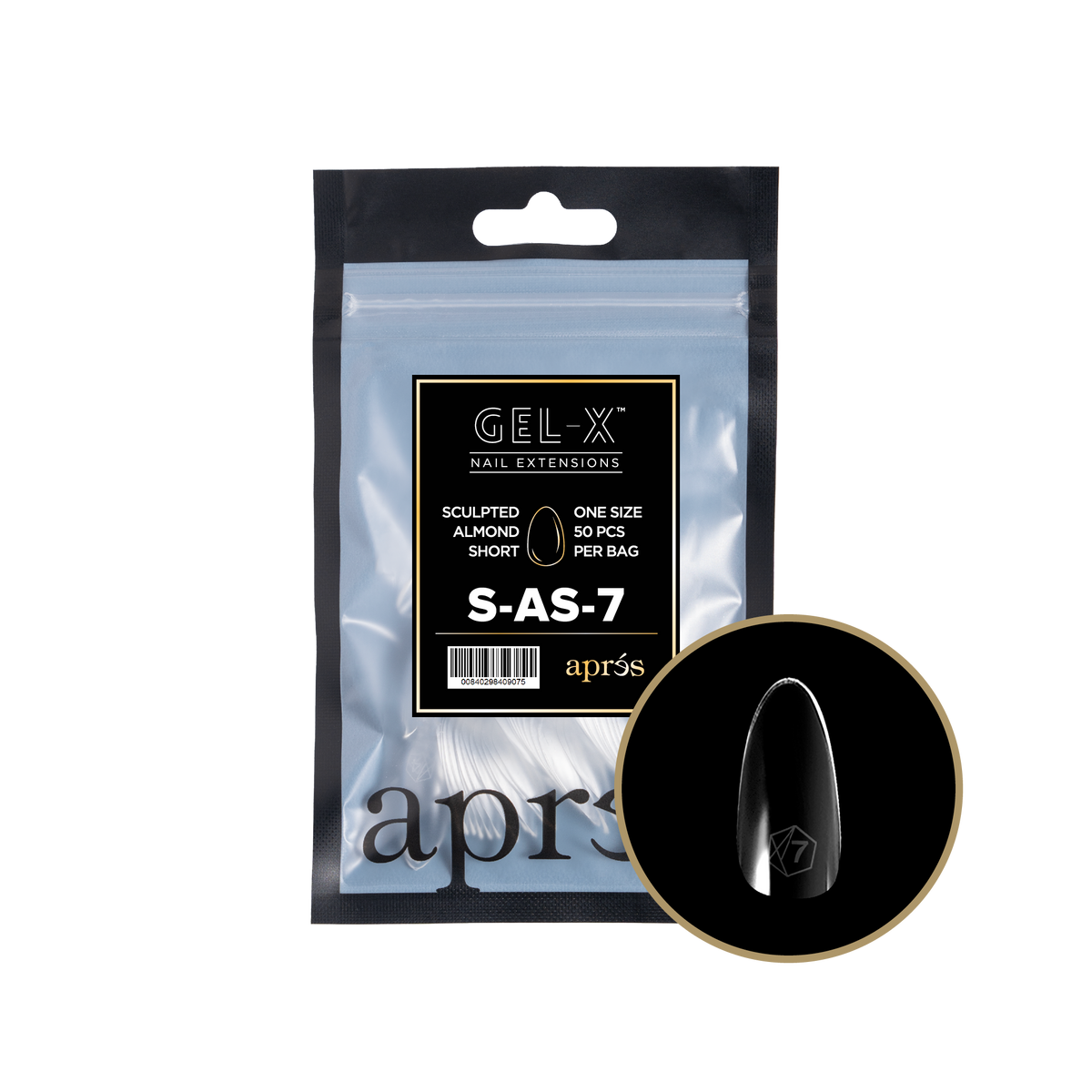 GEL-X® Sculpted Almond Short - REFILL BAG