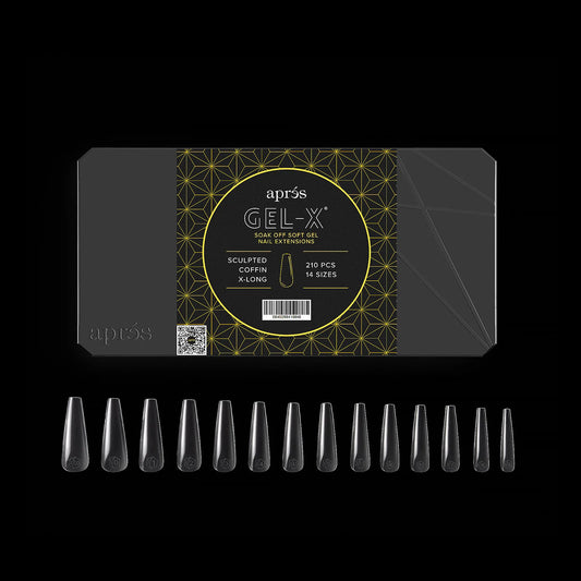 Gel-X® Sculpted Coffin Extra-Long Box of Tips - Mini (210pcs)