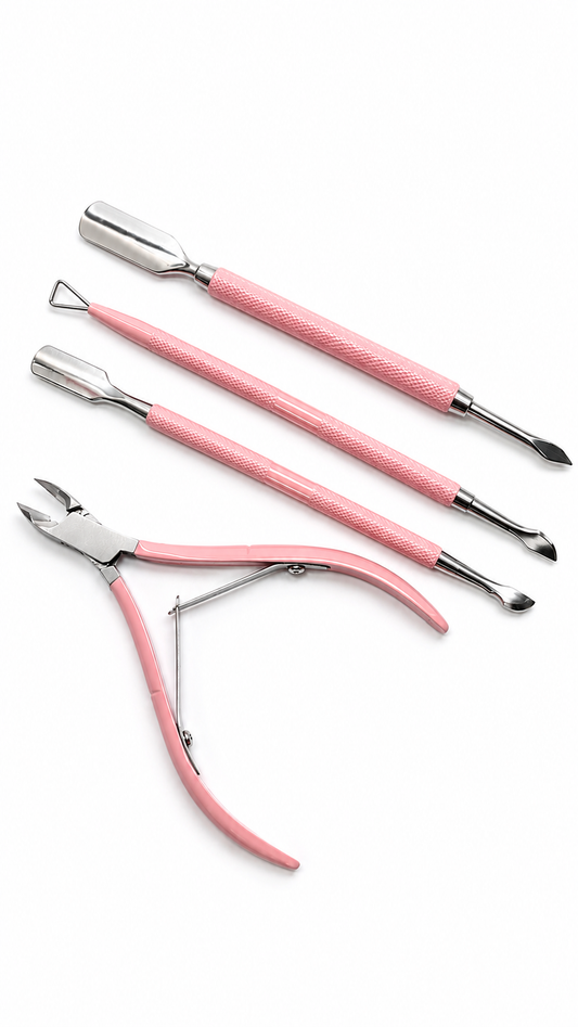 Cuticle sett - bleikt