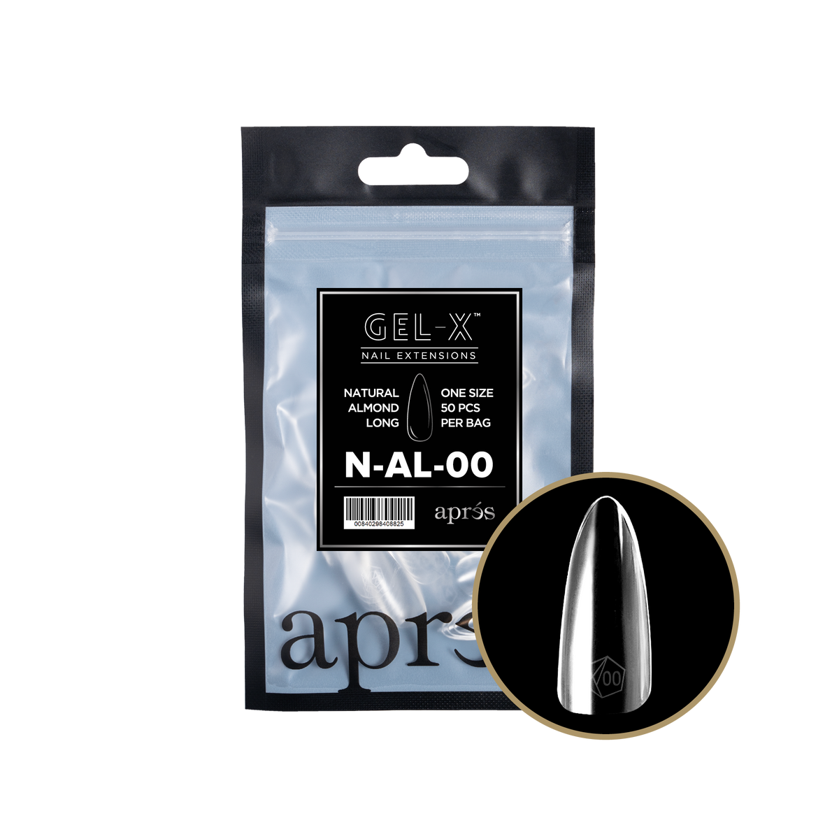 GEL-X® Natural Almond Long - REFILL BAG