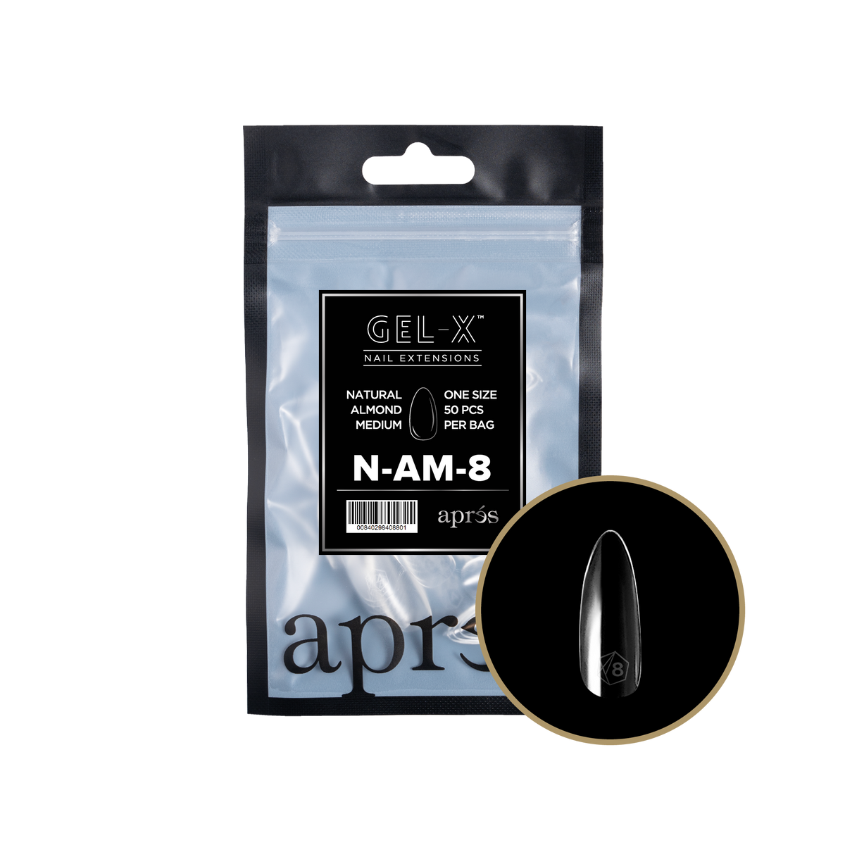 GEL-X® Natural Almond Medium - REFILL BAG