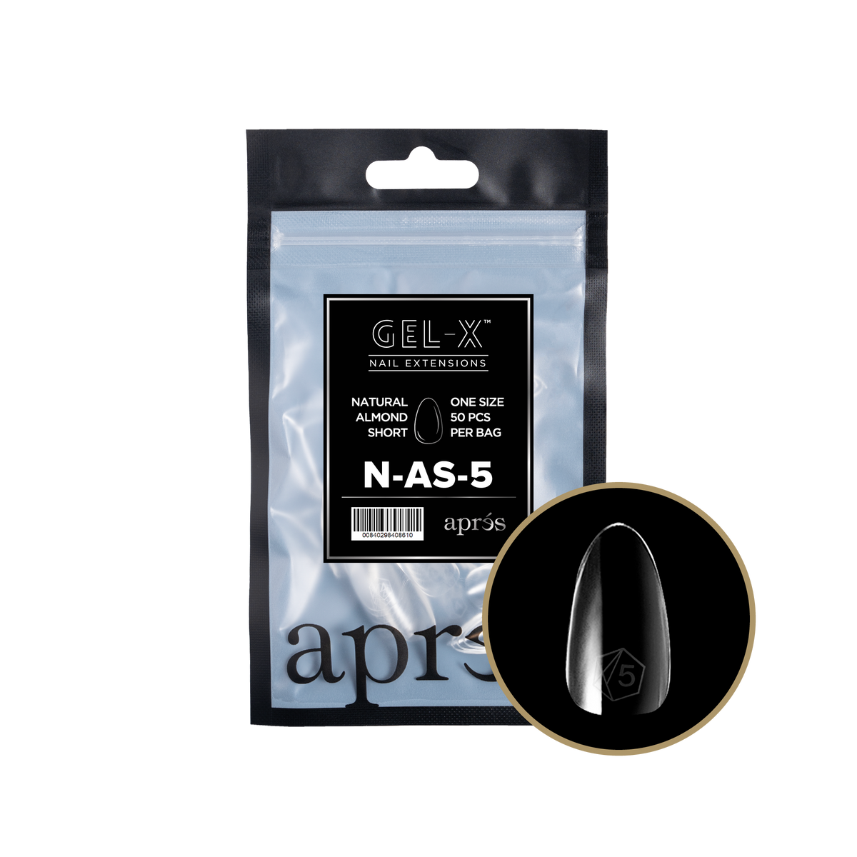 GEL-X® Natural Almond Short - REFILL BAG