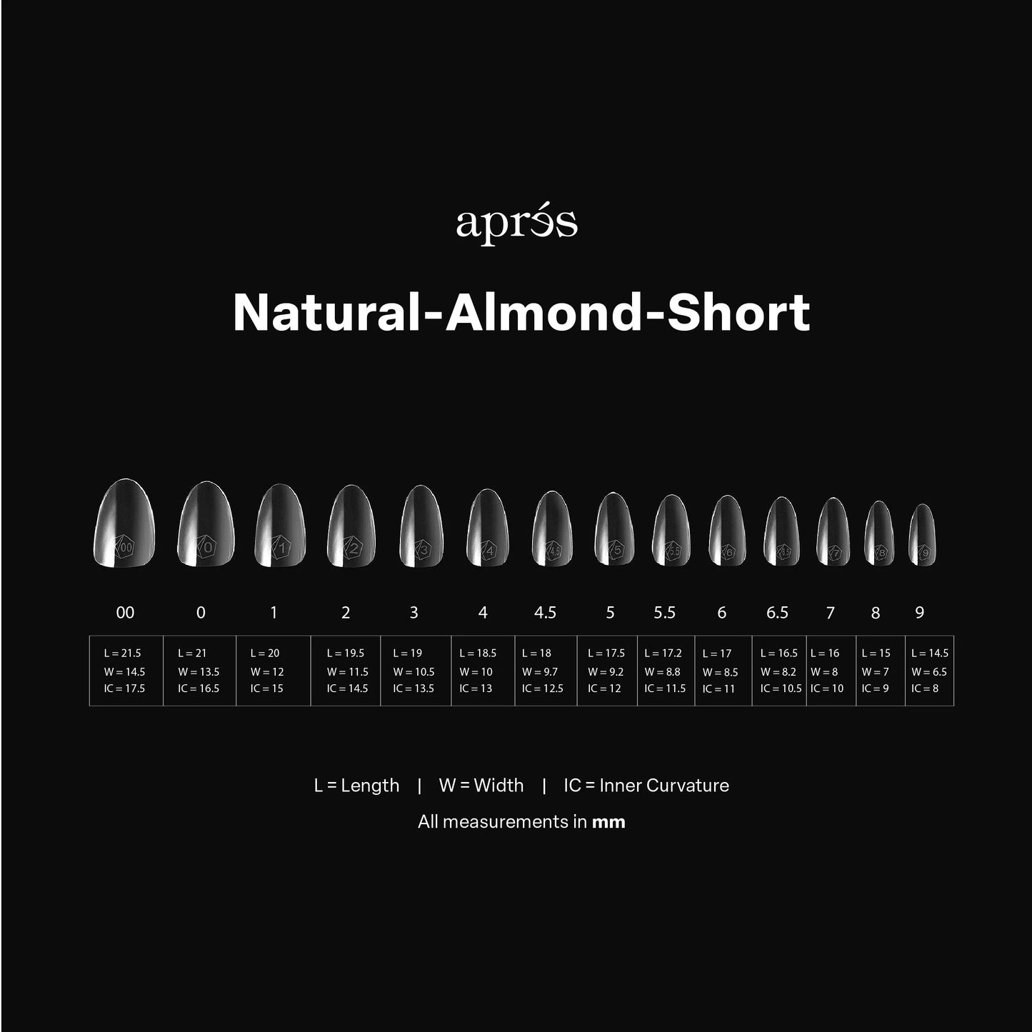 Gel-X® Natural Almond Short Box of Tips - Mini (280pcs)