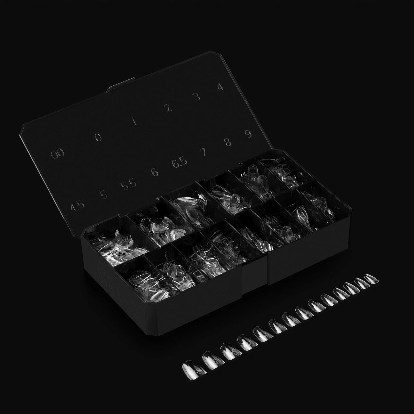 Gel-X® Natural Coffin Extra Short Box of Tips - Mini (280pcs)