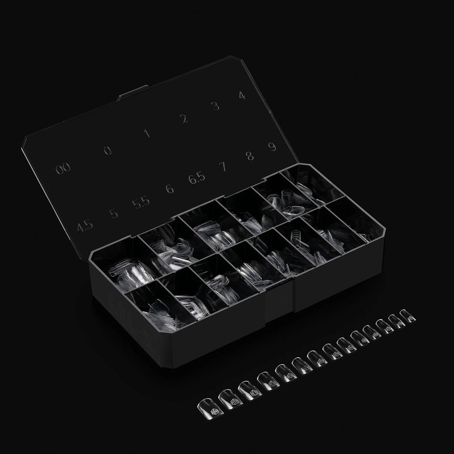 Gel-X® Natural Square Short Box of Tips - Mini (280pcs)