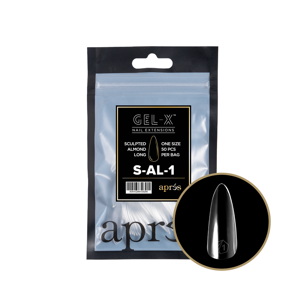 GEL-X® Sculpted Almond Long - REFILL BAG