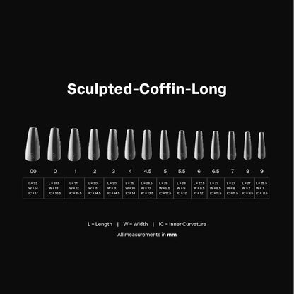 Gel-X® Sculpted Coffin Long Box of Tips - Mini (280pcs)