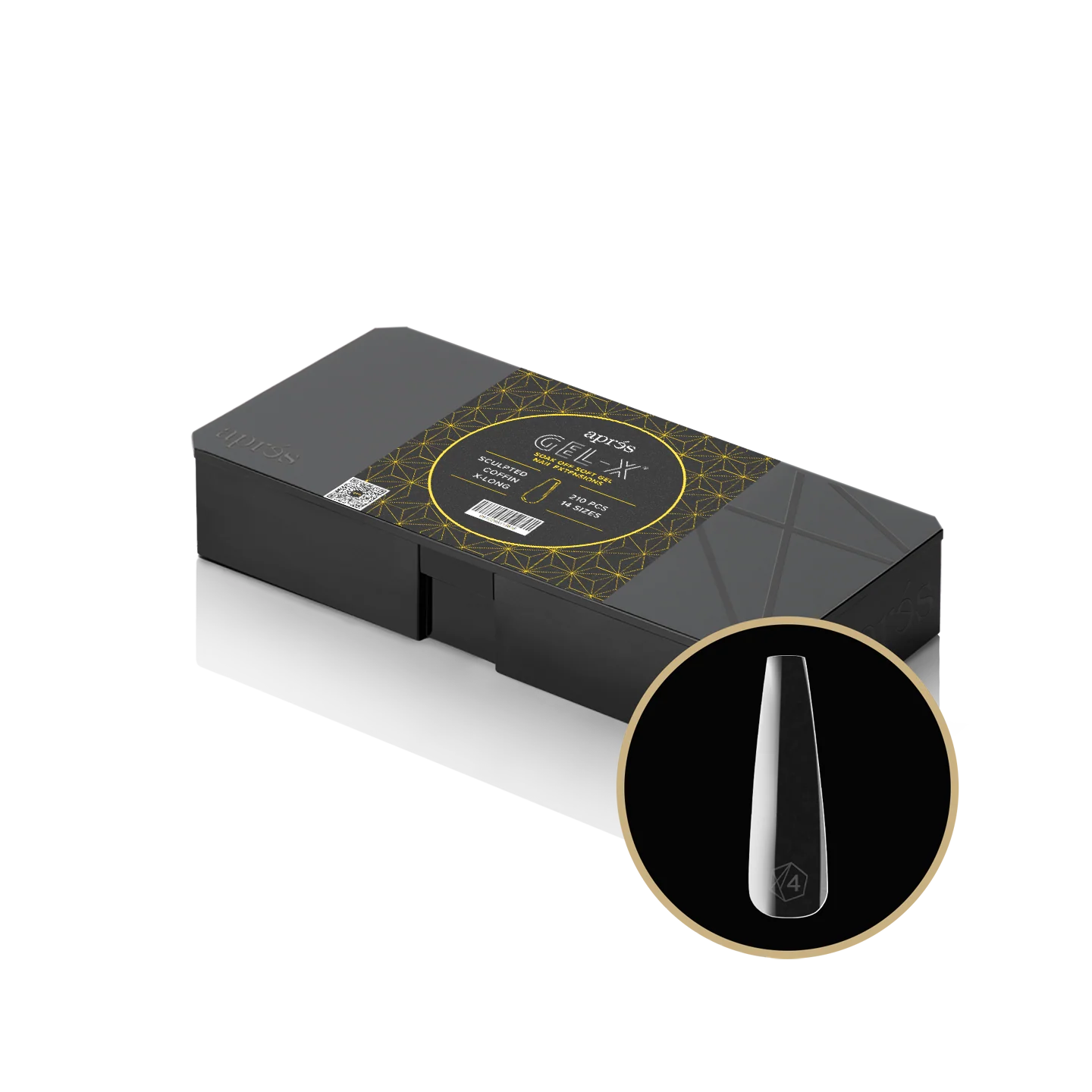 Gel-X® Sculpted Coffin Extra-Long Box of Tips - Mini (210pcs)