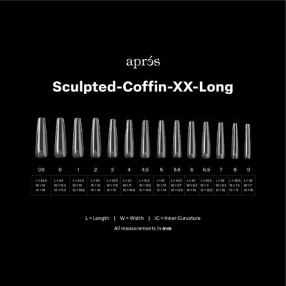 Gel-X® Sculpted Coffin Extra-Extra-Long Box of Tips - Mini (210pcs)