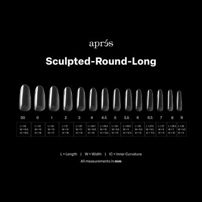 Gel-X® Sculpted Round Long Box of Tips - Mini (280pcs)