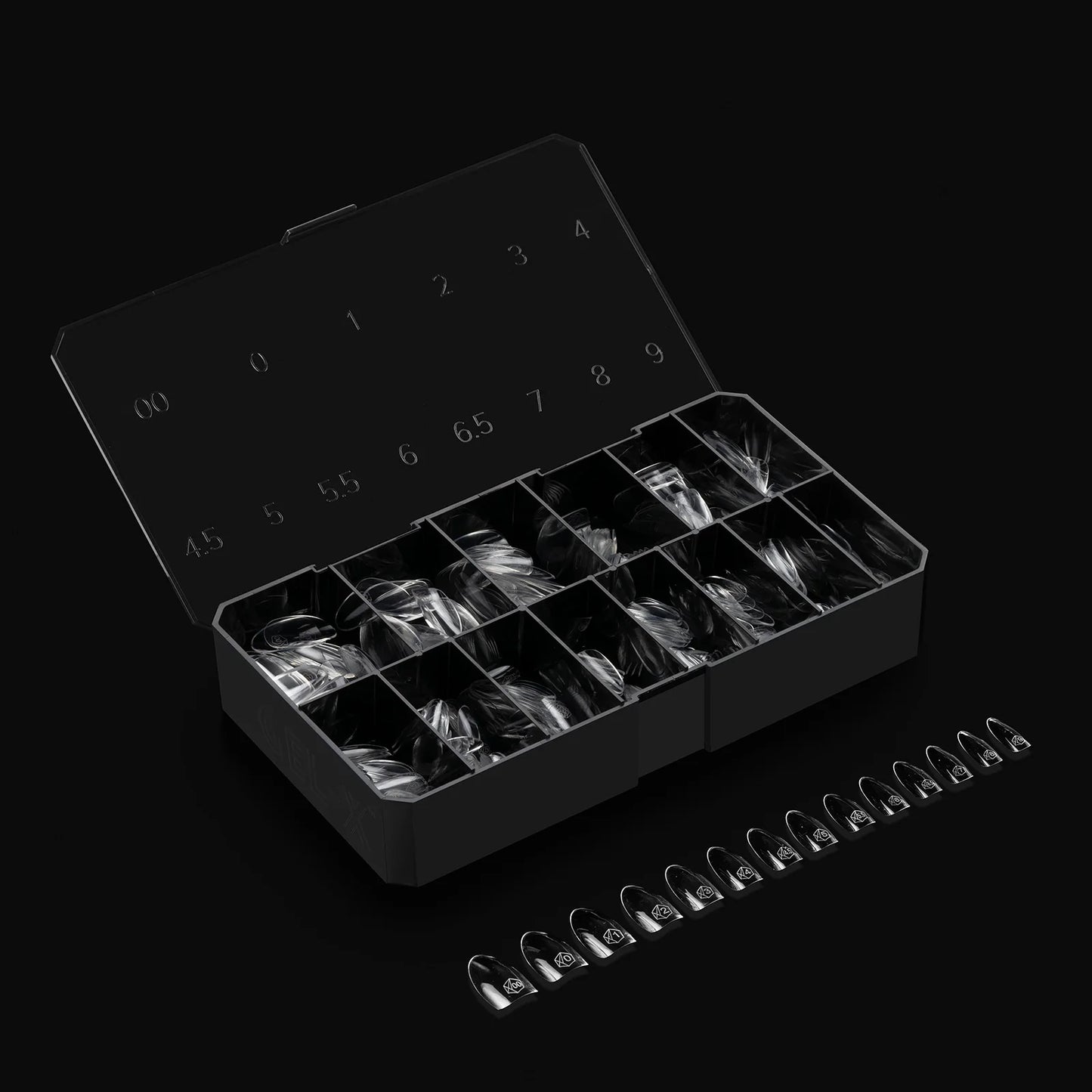 Gel-X® Sculpted Round Medium Box of Tips - Mini (280pcs)