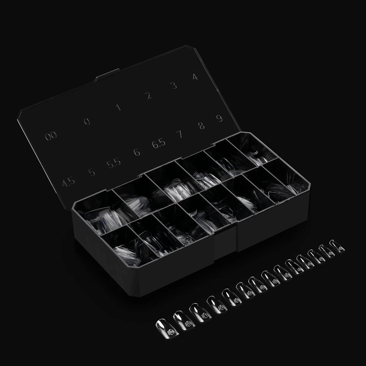 Gel-X® Sculpted Square Medium Box of Tips - Mini (280pcs)