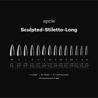 Gel-X® Sculpted Stiletto Long Box of Tips - Mini (280pcs)