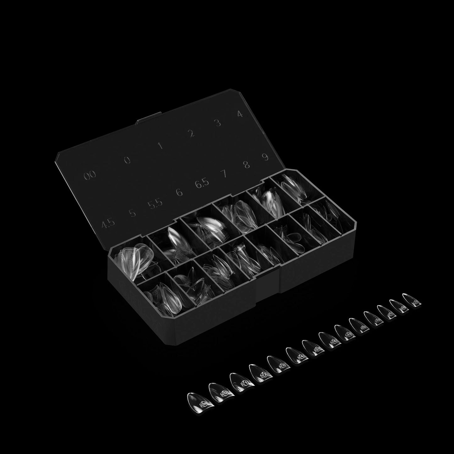 Gel-X® Sculpted Stiletto Short Box of Tips - Mini (280pcs)