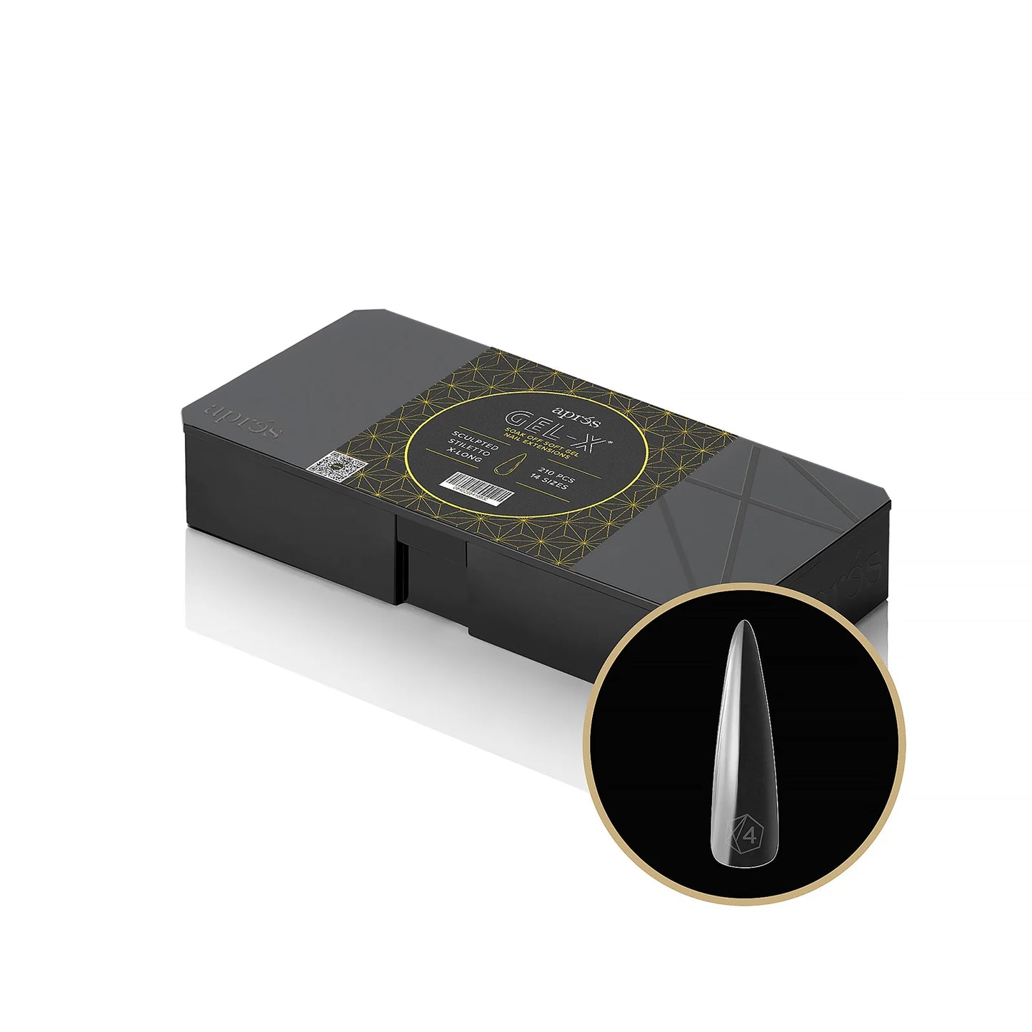 Gel-X® Sculpted Stiletto Extra-Long Box of Tips - Mini (210pcs)