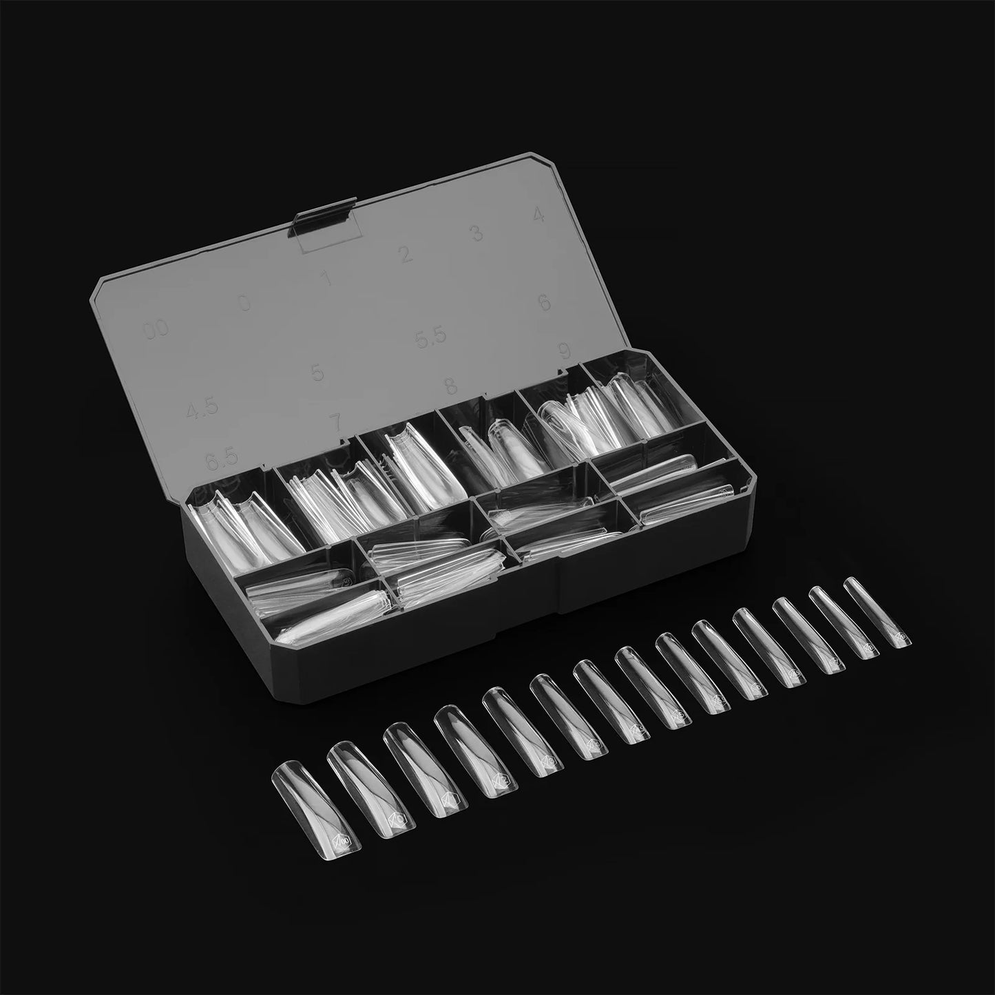 Gel-X® Sculpted Square Extra-Extra-Long Box of Tips - Mini (210pcs)